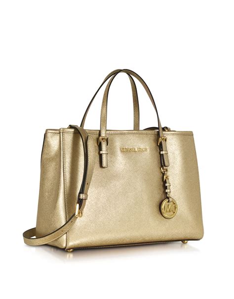 michael kors jet set metallic|michael kors jet set saffiano.